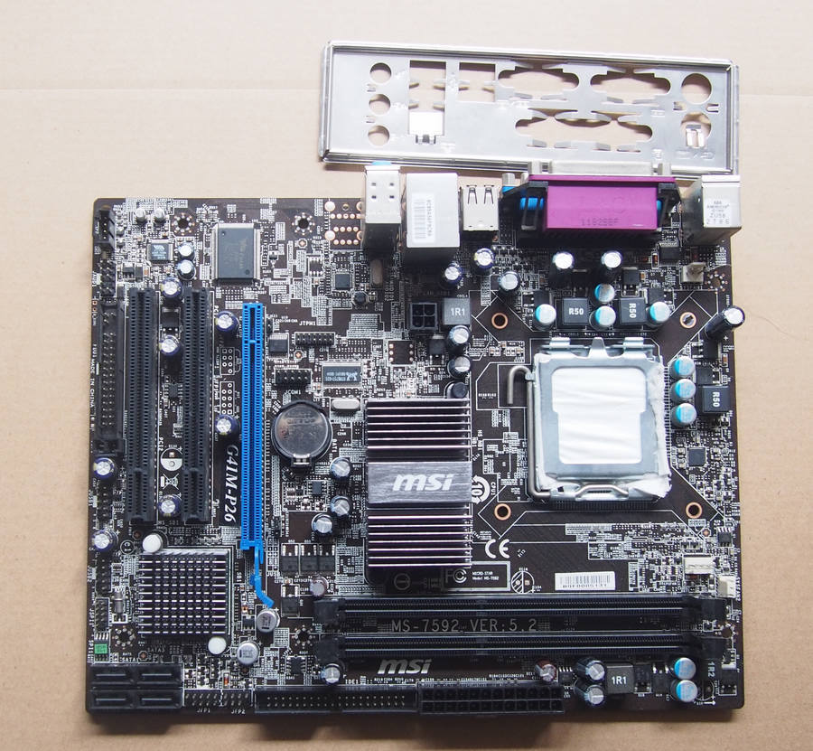 MSI G41M-P26 intel G41 Motherboard w/ IO shield LGA775 775 DDR3